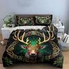 Elegant Deer Three-Piece Art Set Kid'S And Adults' Bedroom Decor, Exquisite Three-Piece Bedding Set Gift