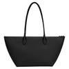 Lacoste Fashionable Versatile PVC Tote Shopping Bag Handbag Shoulder Bag Large Women tote Black NF4826ZP-000