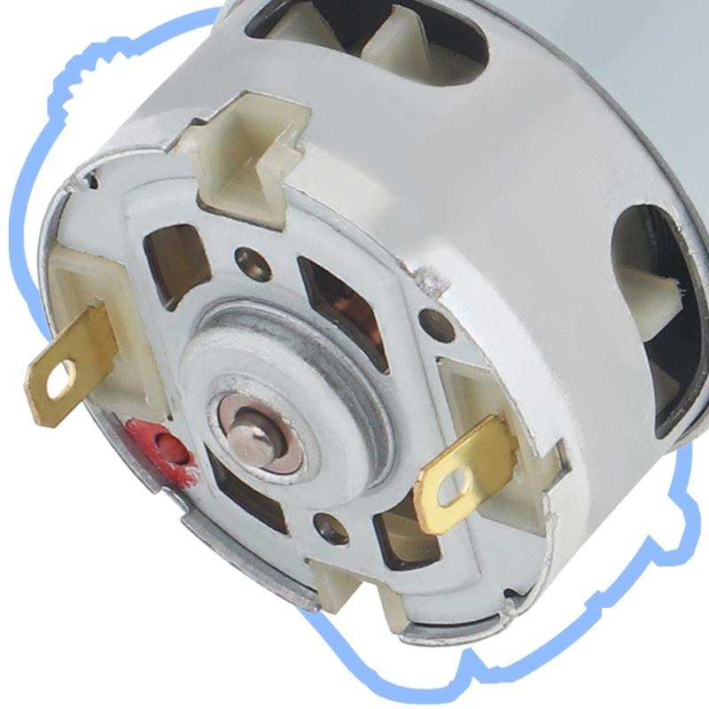 strong  12 Teeth Metal Gear Motor High Torque Designs Electric Drill Replacement Motor Easy to Carry for Power Tool