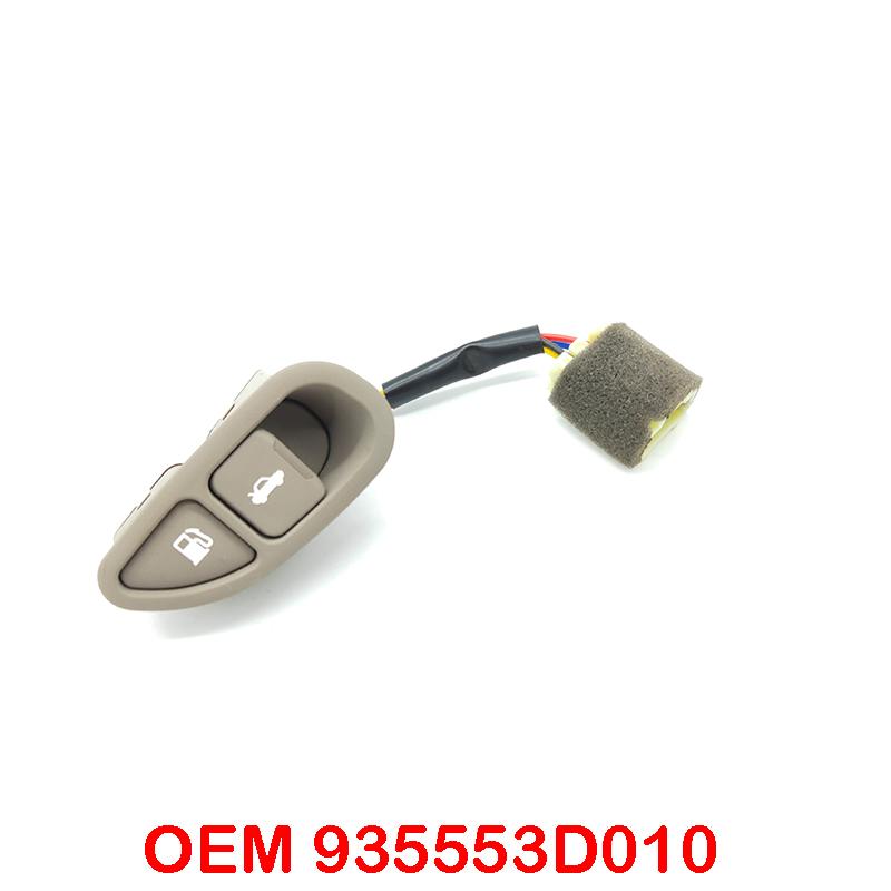 High Quality Original Trunk Lid & Fuel Tank Cap Switch Button 935553D010/93555 3D010 For Sonata 2002-2006