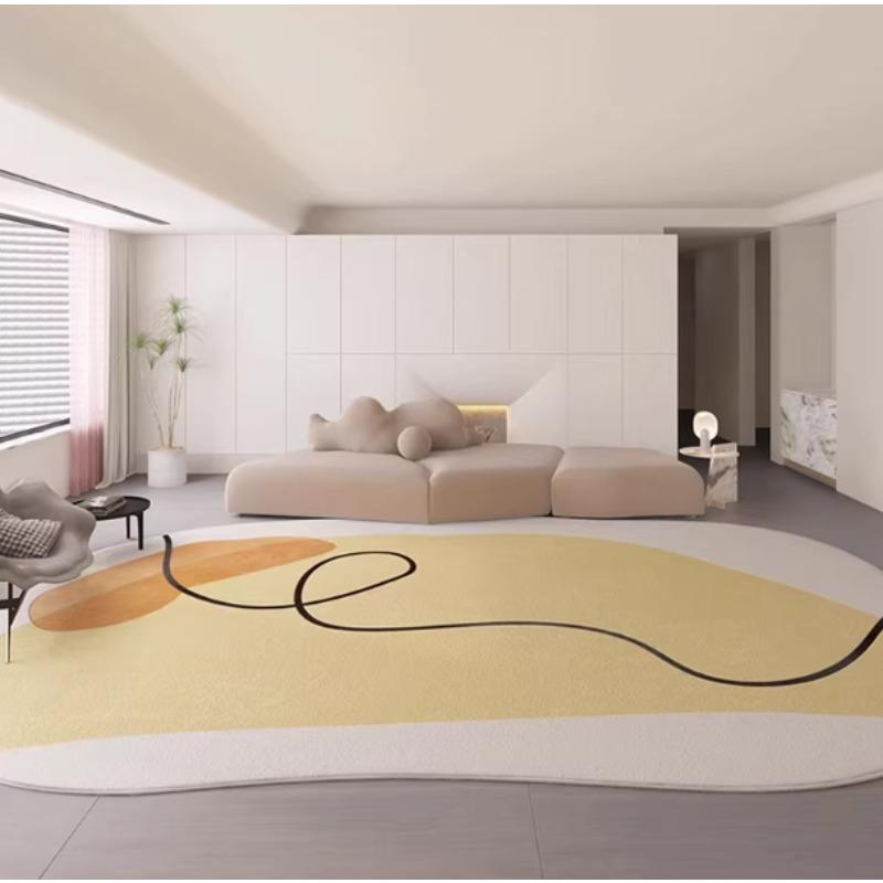 Special-shaped Sofa Coffee Table Blanket Imitation Cashmere High-grade Irregular Household Floor Mat