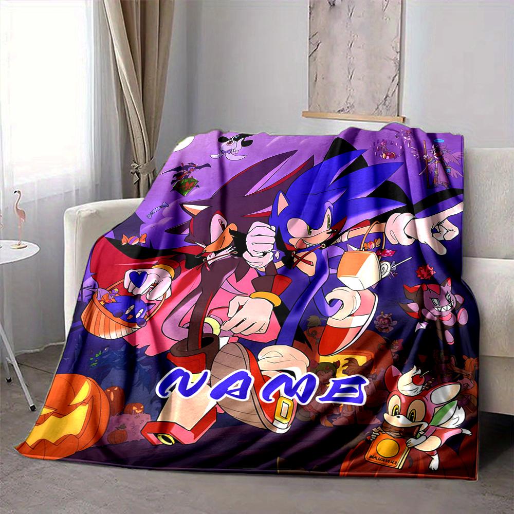 Custom 1pc Sonic Adventure: Chaos Blanket, Soft And Comfortable Blanket, Casual Warm, Camping Travel Blanket, Birthday Gift Q912176