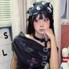 Star Leopard Print Headscarf All-match Punk Bandana Retro Y2k Print Turban  Spice Girls
