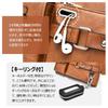 Whatna Leather Mini Waist Mini Shoulder Bag with Earphone Hole and Key Crossbody 8110 Bag, Men's Ring, Unisex, Bag, One-Shoulder, Lightweight,
