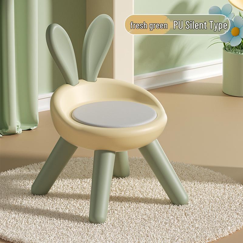 Children's Plastic Backrest Chair and Stool - Multifunctional Seat for Kindergarten and Home