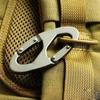 5pcs/set 8-Shaped Locking Carabiner Clip Aluminum Alloy Key Ring for Hiking Camping Traveling Sport Outdoor Activities Safety Buckle.