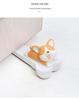 Cute Animal Resin Door Stopper: Creative Anti-Collision Door Blocker Ornament for Living Rooms