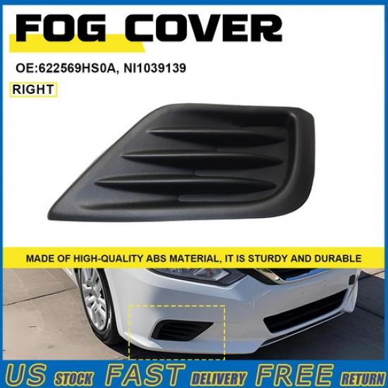 for 2016 2017 Nissan Altima Base Right Side Fog Light Lamp Cover Trim 622569HS0A