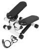 Quiet Dual Hydraulic Stepper with Resistance Bands