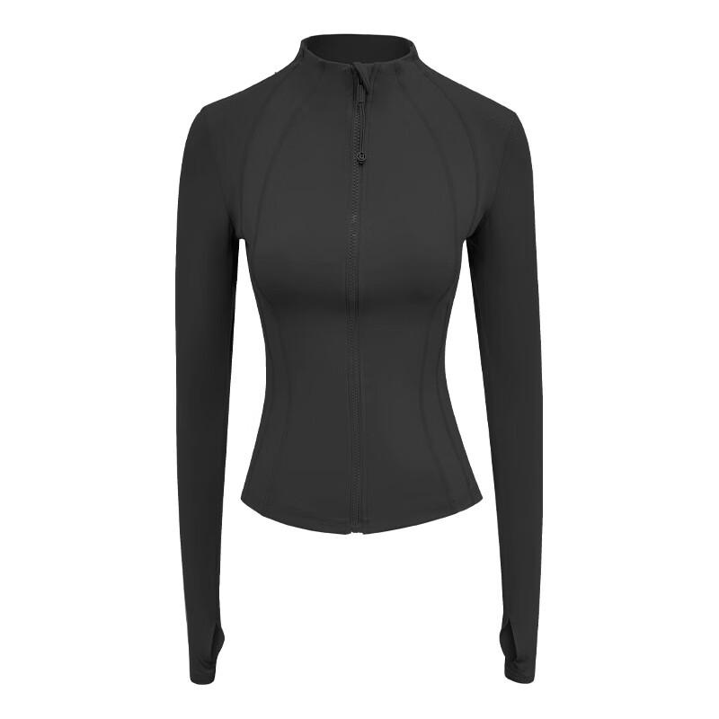 Women s Zipper Long Sleeve Yoga Jacket S-XL