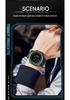 Sanda Wasserdichte Leuchtende Sport-Armbanduhr für Herren - Einfache Multifunktionale Elektronische Uhr