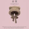 Winter bear new plush ear protection knitted hat female cute fashion versatile face small wool hat