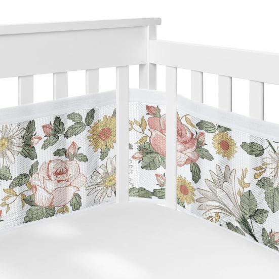Bed Fence Set Keep Arm Legs Safe Crib Mesh Easy Installation Breathable Crib Guardrail Household Baby Products