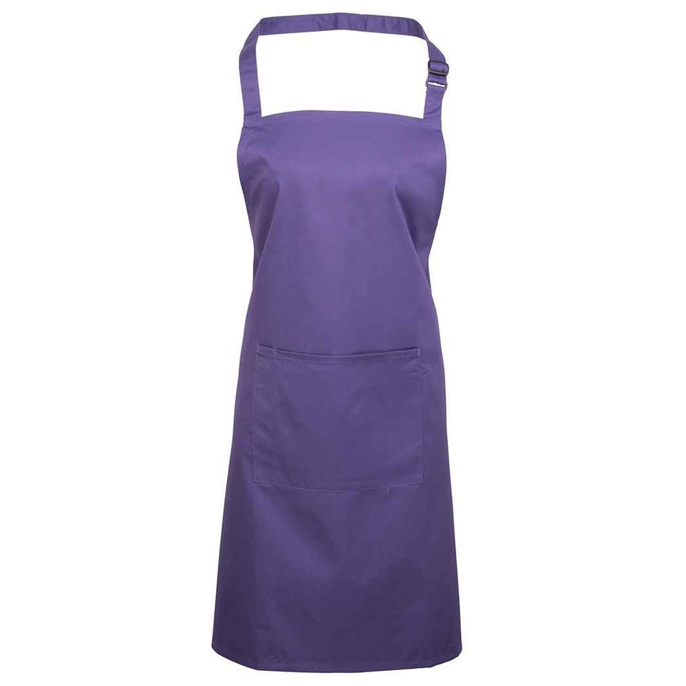 Premier Unisex Adult Colours Collection Pocket Bib Apron