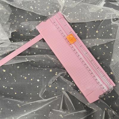 Paper Cutter Small Mini Folding Clear Scale Burrs Free Carbon Steel Cutting Scrapbook Paper Trimmer