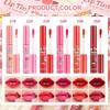 6 stk/boks Tear-Off Lip Gloss Set Vanntett Varig Matt Rød Peel Off Liquid Lipstick Lip Dye Tattoo Tinted Non-Ticky Lip Glaze