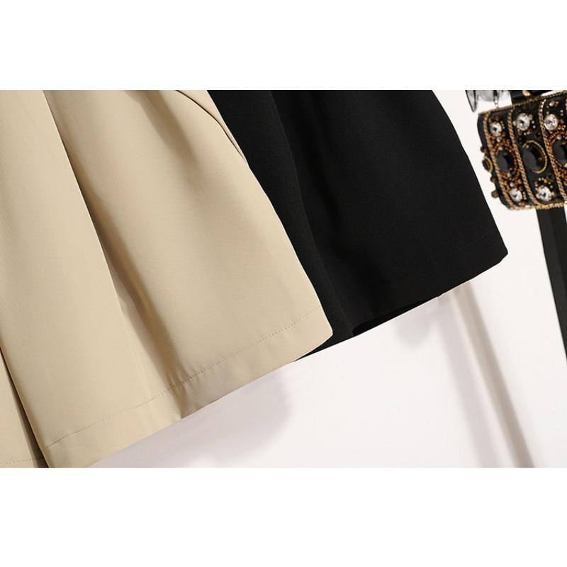 DIMANAF 2025 Summer Style Shorts Basic Pants High Waist Women Pants Loose Casual Female Solid Trousers