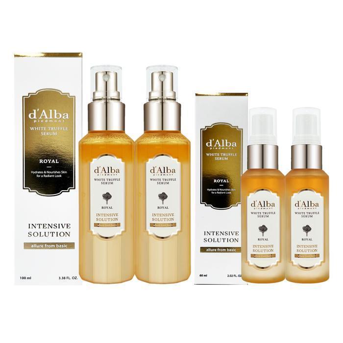 

d Alba Home Shopping Royal Intensive Mist Serum (2 bottles, 100ml) + 2 bottles, 60ml Season 5 White Truffle (19296971A)