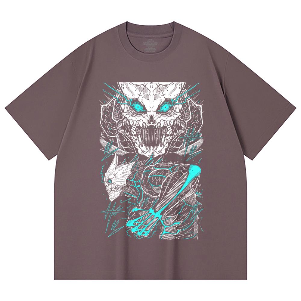 230 Gsm 100% Cotton Kaiju No 8 V2 Print Unisex Heavy Cotton T Shirt