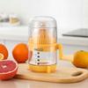 Manual Citrus Juicer, Portable Hand Crank Juicer for Orange, Watermelon, Apple, Pineapple, Lemon Lime Squeezer with Grip Handle