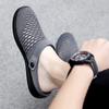 Summer Men's Backless Walking Mule  Slip-on Closed Toe Loafer Casual Slide Slipper Traveltime Mule for Men