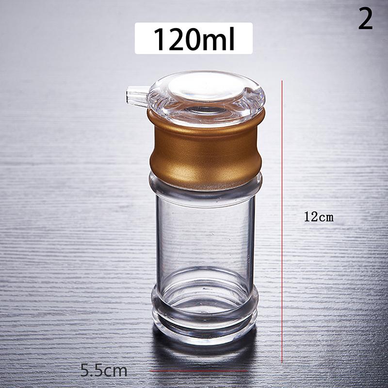Acrylic Soy Sauce Bottle Large-capacity Sealed Seasoning Pot Multifunctional Leak-proof Vinegar Oil Bottle Kitchen Utensils Tool