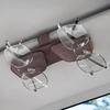 Car Glasses Clip Magnetic Double Clip for Car Sun Visor Easy Install Auto Sunglass Holder Organizer for SUV Sedan Truck Holds 2 Pairs Glasses Cards