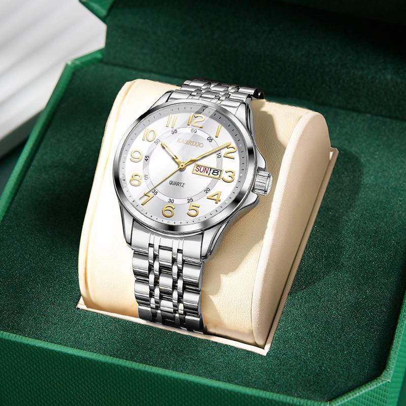 Watch Men S Digital Fully Automatic Quartz Watch Business Waterproof Fashion Versatile Casual Watch