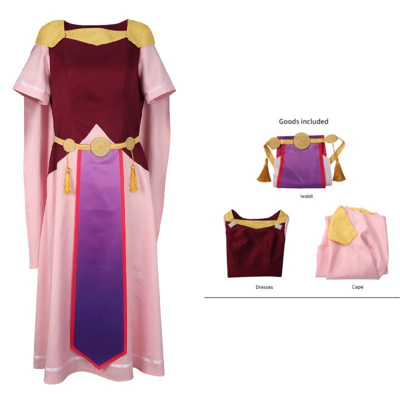 Legend Of The Zelda Princess Girl Role Play Cosplay Costume Performance Clothes