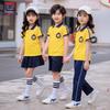 2025 Kids' Summer School Uniform: Short-Sleeve T-Shirt Sportswear for Kindergarten, Primary, and Secondary Students