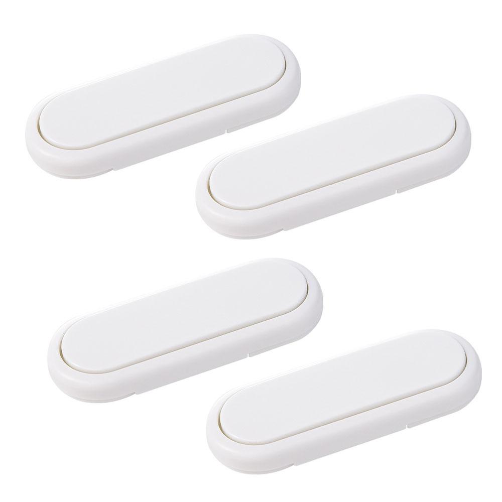

4pcs Anti-Opening Cabinet Door Lock Adhesive Drawer Safety Lock Child Safety Lock Baby Safety білий