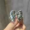Pearl Bow Heart Shoe Chain Ballet Style Shoelace Flower Shoes Laces Accessories Lace Silver Bow Lace Shoelaces Decorative Buckle