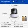 Hidden Anti-Glare LED Spotlight: Embedded Living Room Ceiling Downlight with Wall Washer