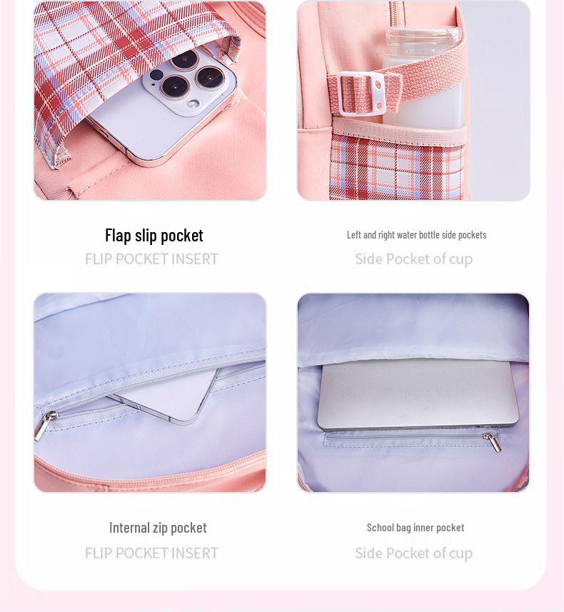 Leichter, langlebiger Kinderrucksack mit großem Fassungsvermögen und Rückenschutz