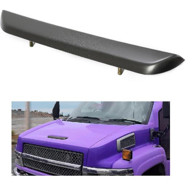 

HECASA Front Hood Handle Compatible with 2003-2009 Chevy Chevrolet Kodiak GMC Topkick C4500 C5500 C6500 C7500 C8500 Replacement for 15814272 Hood Dark Navy