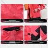 Imperméable deux pièces rouge pour femme: Vêtements de pluie de moto légers, imperméables, coupe-vent et respirants.