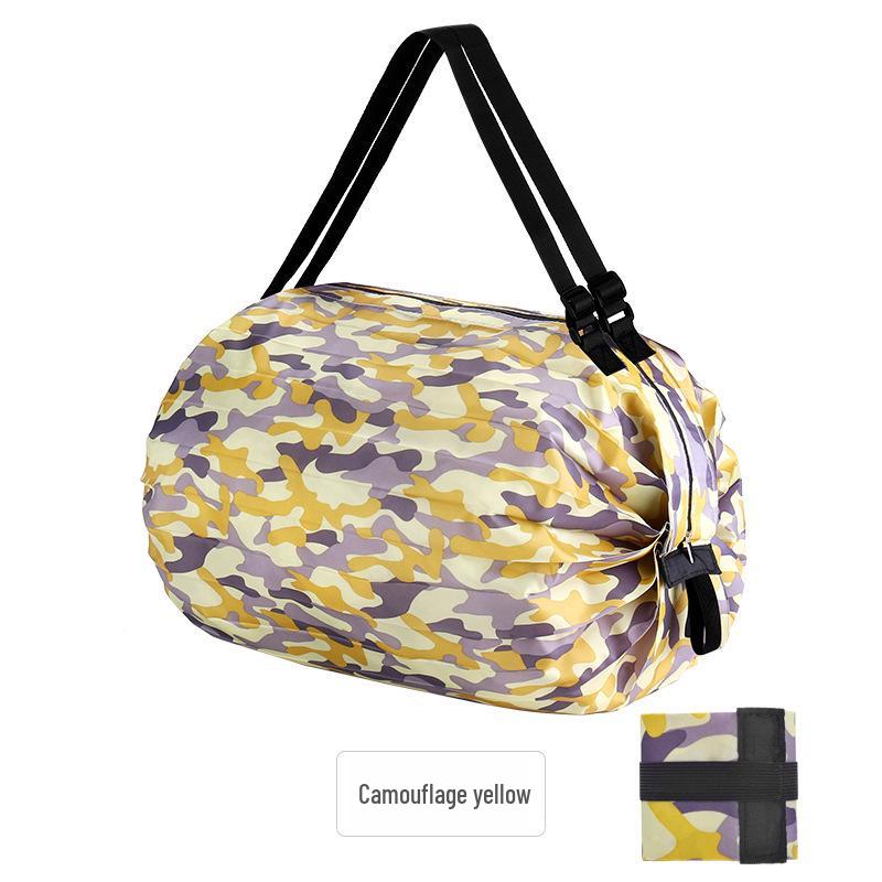 Nordic Folding Camouflage Shopping Bag - Multi-Purpose, Portable, Large Capacity Handheld Storage Bag