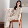 Pajamas Women'S Autumn And Winter German Velvet Thermal Long-Sleeved Trousers Winter Women'S Thin Velvet Loungewear Set