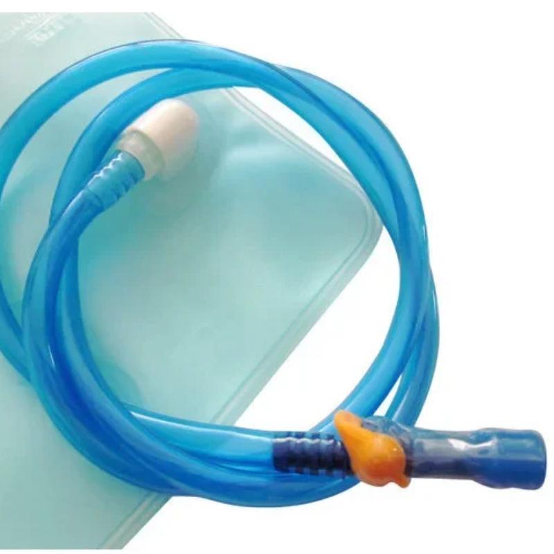 Faltbare Wasserbeutel mit Trinkschlauch 2L Trinkblase Auslaufsicher für den Außenbereich Campingausrüstung Trinkrucksack Wandern