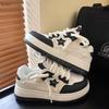 Women Platform Sneakers Star Design Lace Up Skateboard Flat Outdoor Comfortable Running Sports Shoes Tennis Jogging Sneakers