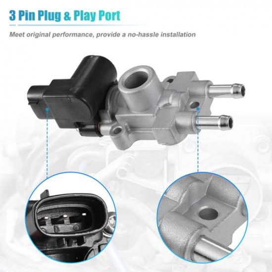 Pack (1) Idle Air Control Valve For Toyota Celica 1.8L 2000-2005