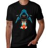 Funny Scared Cat With Game Master Tabletop Rpg Tshirt Big Size Short Sleeve Casual Top