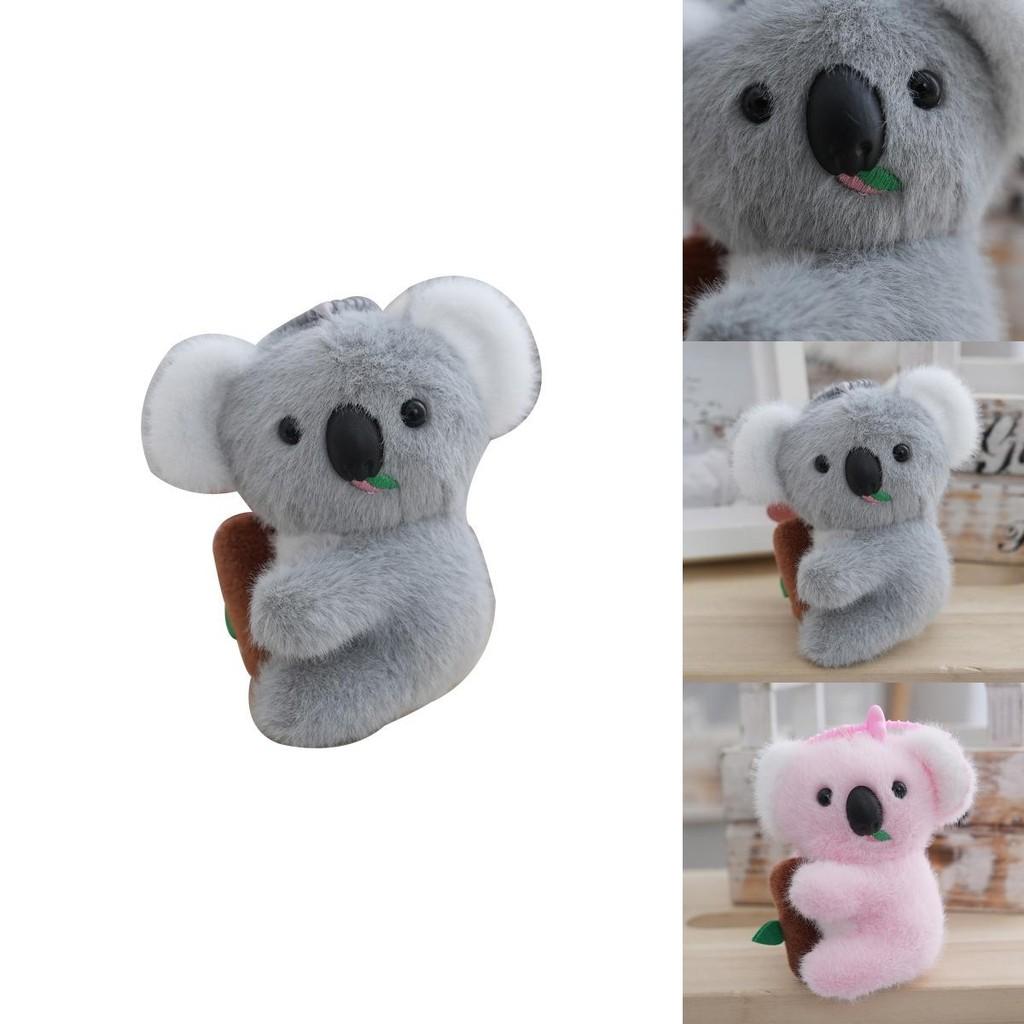 Charming Plush Koala Doll Keychain Unique Keyring For Couples With Soft Design