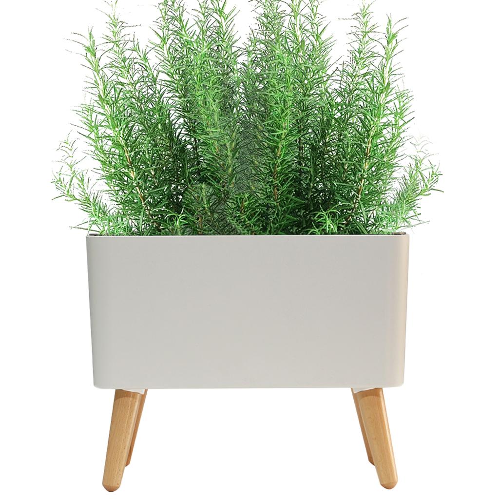 Smart Plant Pots Indoor with Automatic Water Shortage Alarm Battery Operated Geometric Aesthetic