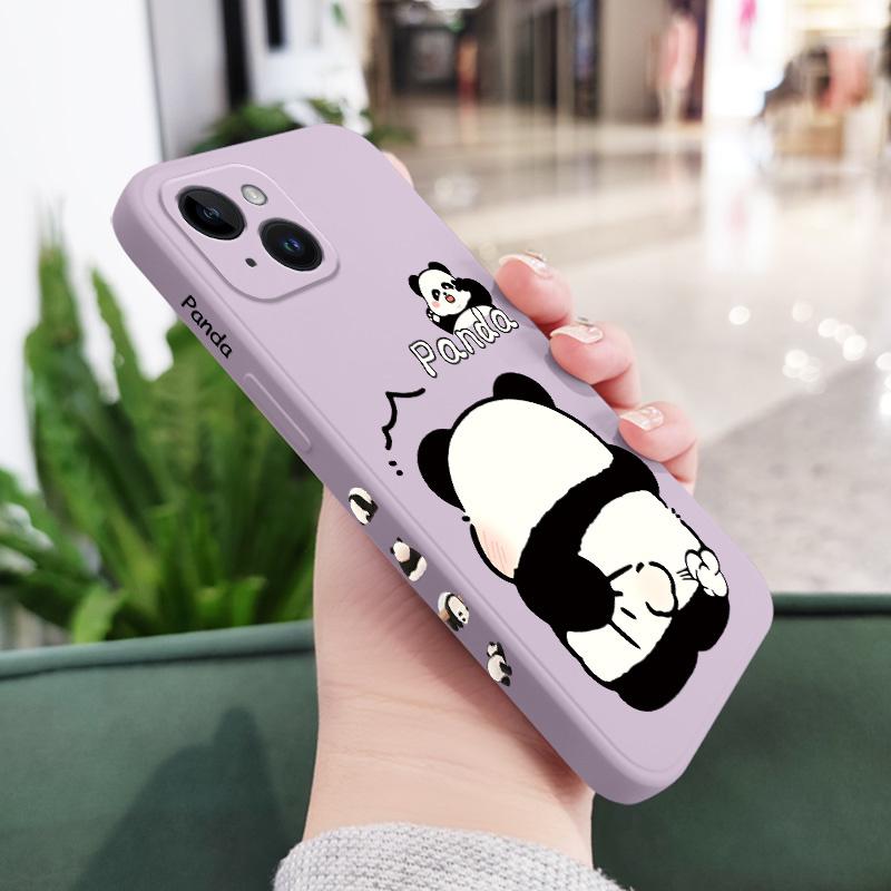 Tickle Panda Phone Case For iPhone 16 16e 15 14 13 12 11 XR XS SE2 SE2020 8 7 6 6S Plus Pro Max Mini Silicone Cover