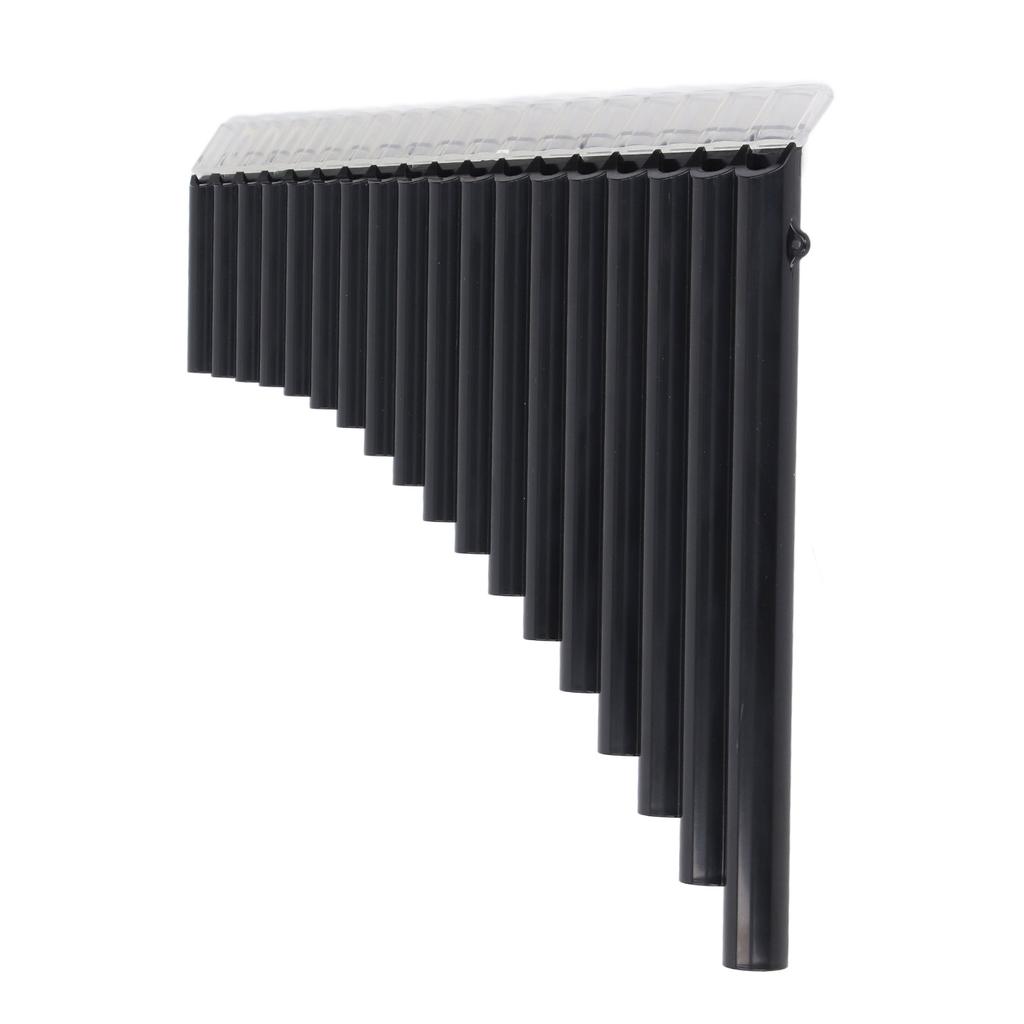 Pan Flute Instrument 18 Pipes Key of C Pan Pipe for Beginners Learning Teaching with Carrying Bag