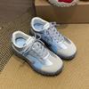 Korean version of versatile comfortable lace-up German training shoes women's 2025 spring and autumn new retro fashion color matching casual sports