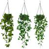 Simulation Leaf Wall Hanging Flower Dill Home Simulation Green Leaf Sweet Potato Vine Wall Decoration, Green Dill Hanging Orchid