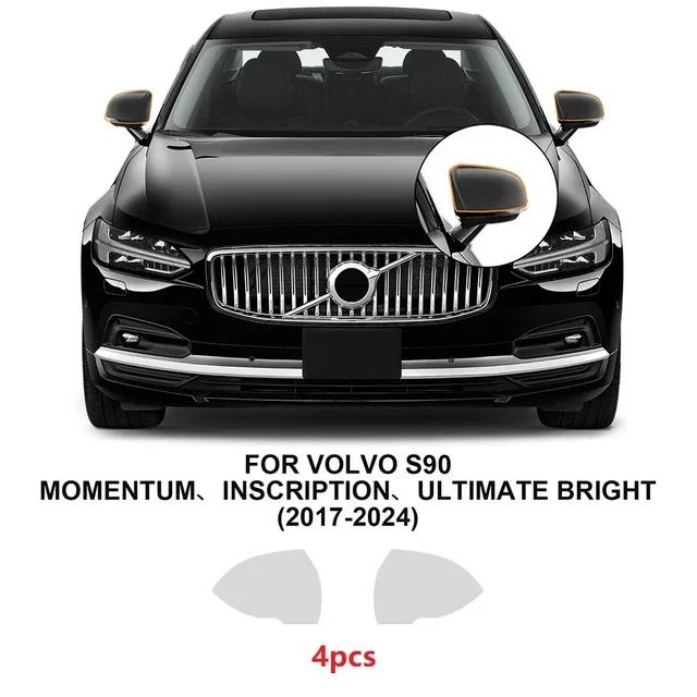 For Volvo S90 cription 2017-2024 2PCS Car TPU Front Headlights Film Car Bra Clear PPF TPU 8.5mil Paint Protection Film