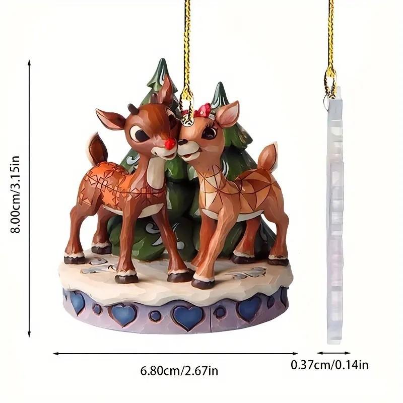 

Vibrant Acrylic Ornament Charming For Cars And Festive Christmas Decorations Tree